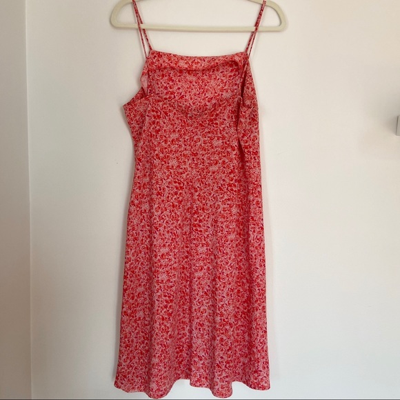 REITMANS Red Ditsy Floral Slip Dress-Size XL - Picture 7 of 10